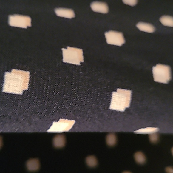 LIZ CLAIBORNE WOMEN'S PLUS SIZE PETITE BLUE & WHITE DOT CRISSCROSS TOP SIZE PXXL - Picture 8 of 13